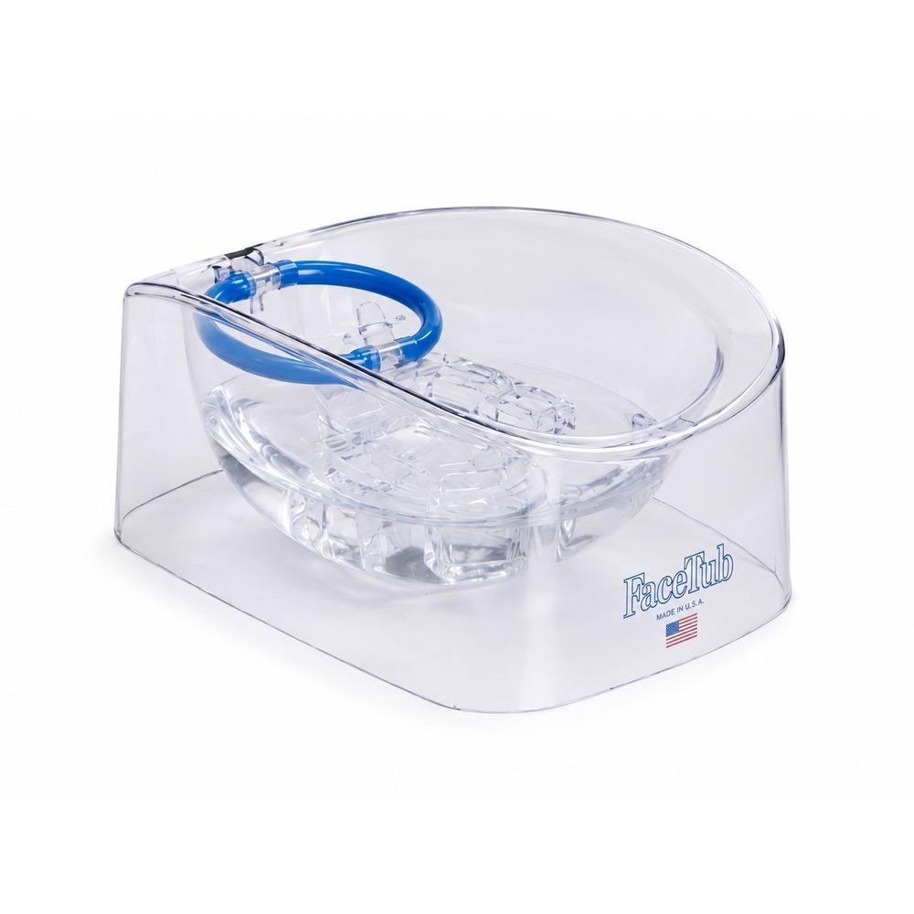 FaceTub Ice Bath Bowl Breathing Tube Cold Therapy Vagus Nerve Stimulator USA